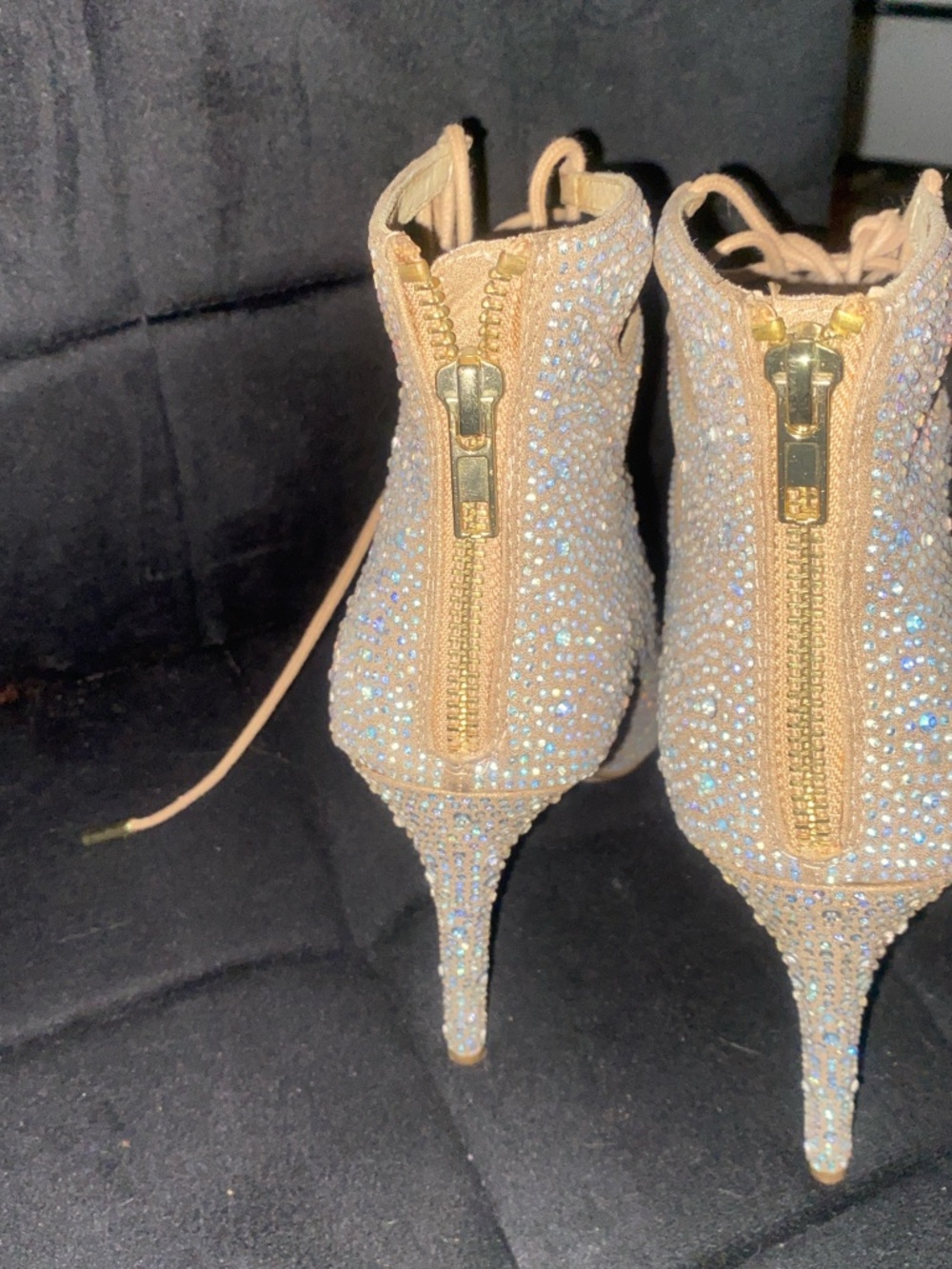 Steve Madden Rhinestone heels - Picture 3 of 4